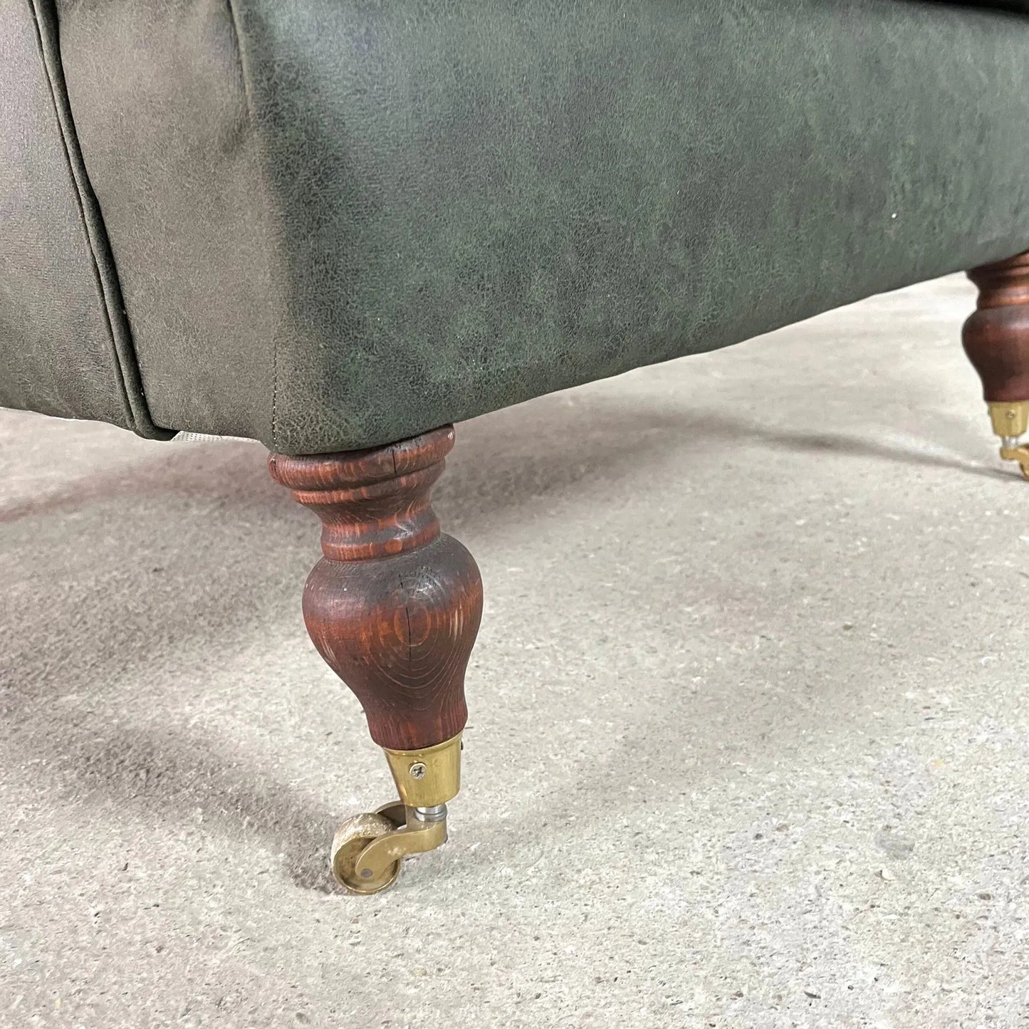 Dutch Wingback Chair, Reupholstered