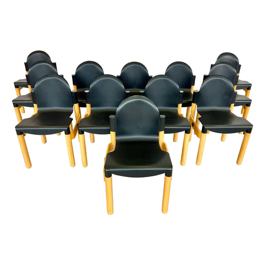 Flex 2000 Dining Chairs by Gerd Lange for Thonet – Set of 12