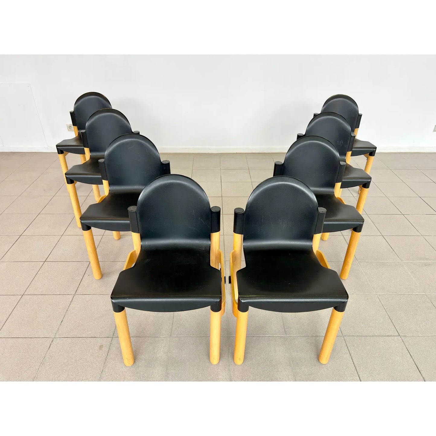 Flex 2000 Dining Chairs by Gerd Lange for Thonet – Set of 12