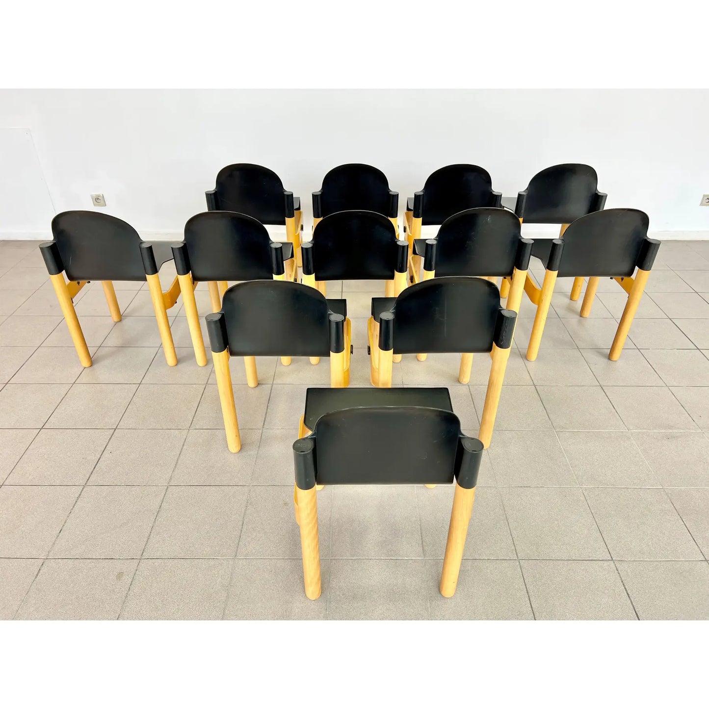 Flex 2000 Dining Chairs by Gerd Lange for Thonet – Set of 12