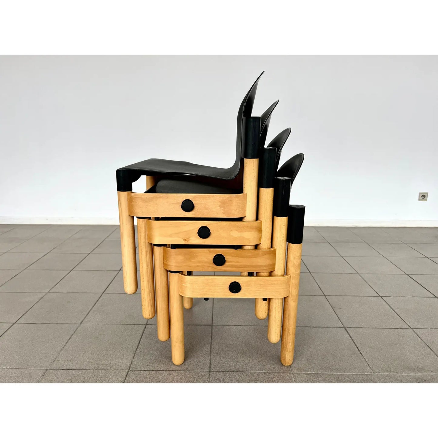 Flex 2000 Dining Chairs by Gerd Lange for Thonet – Set of 12