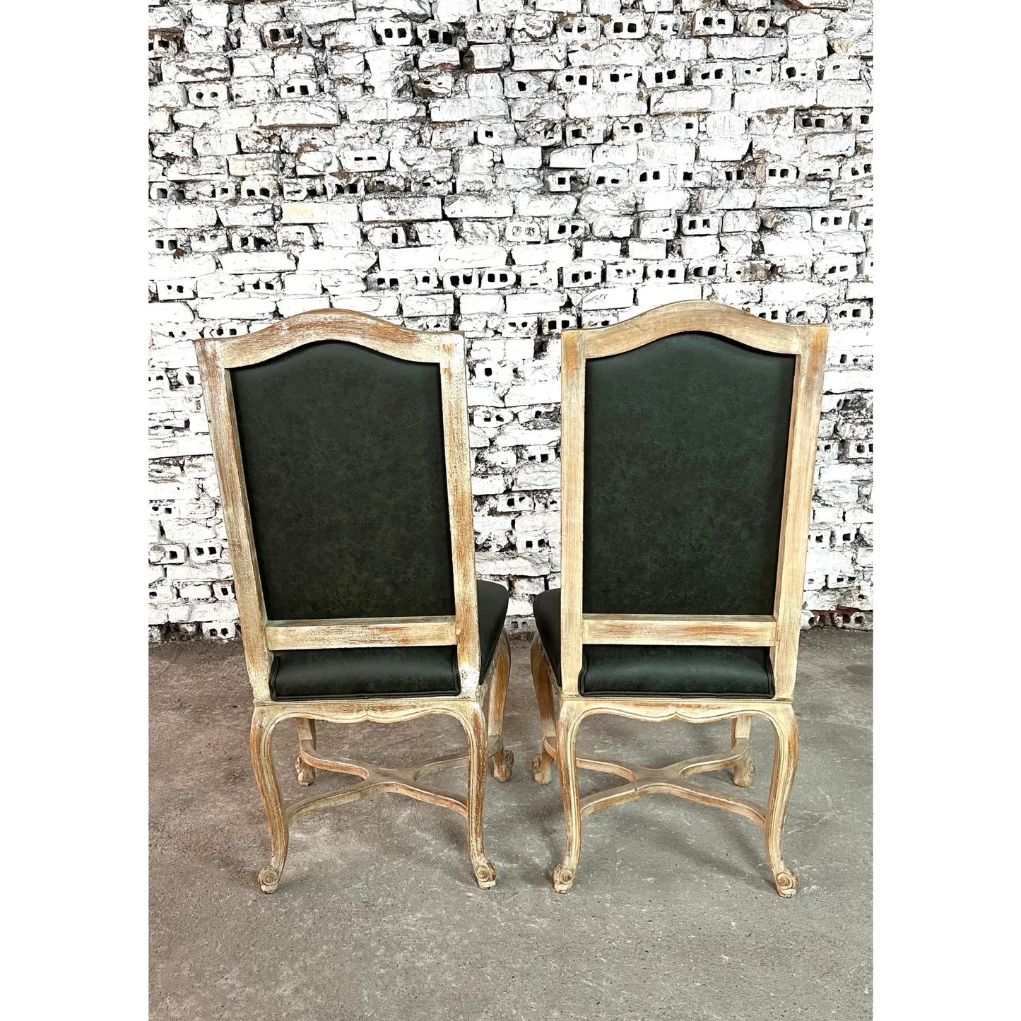 French Louis XV Style Dining Chairs – Set of 8