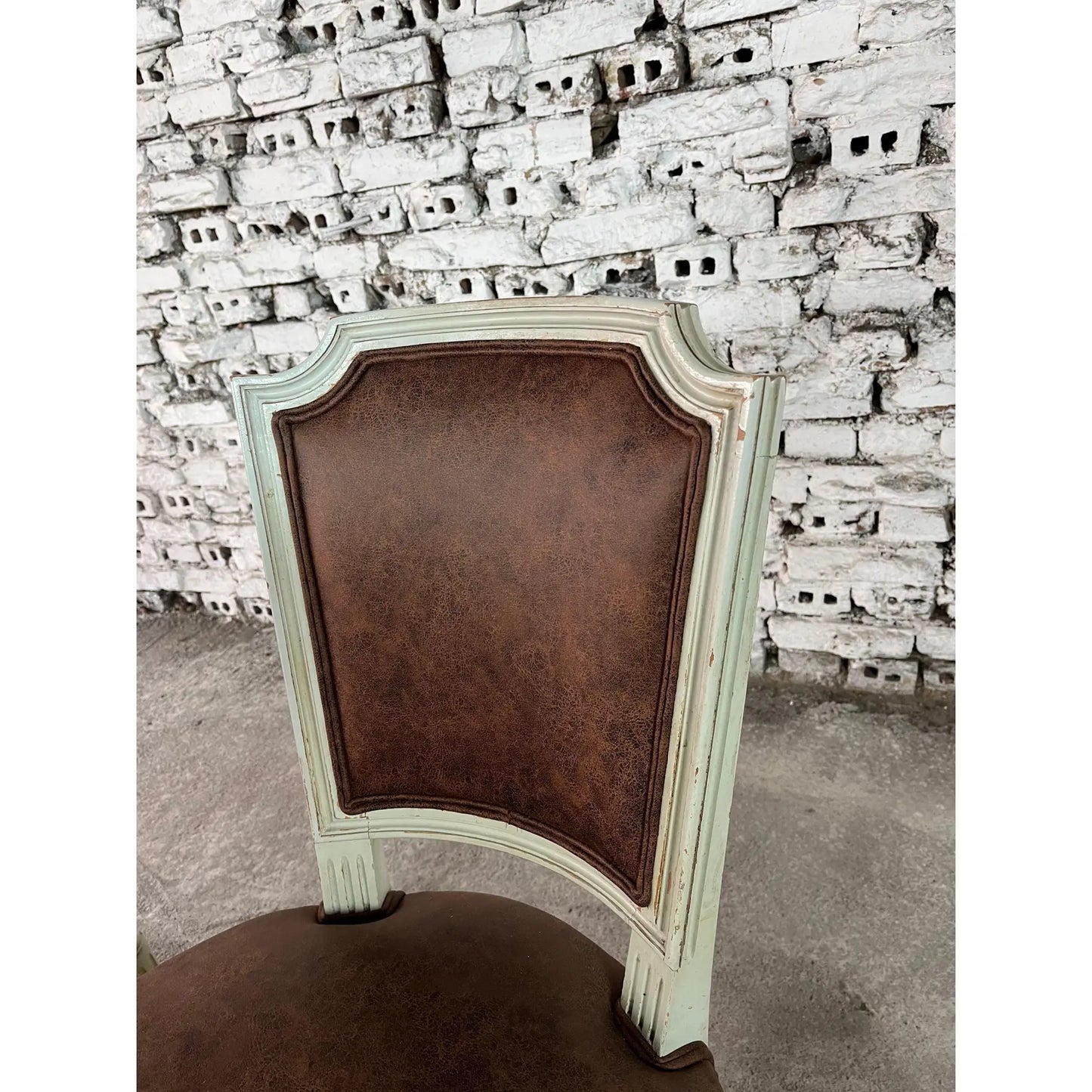French Louis XVI Style Dining Chairs, Reupholstered – Set of 6