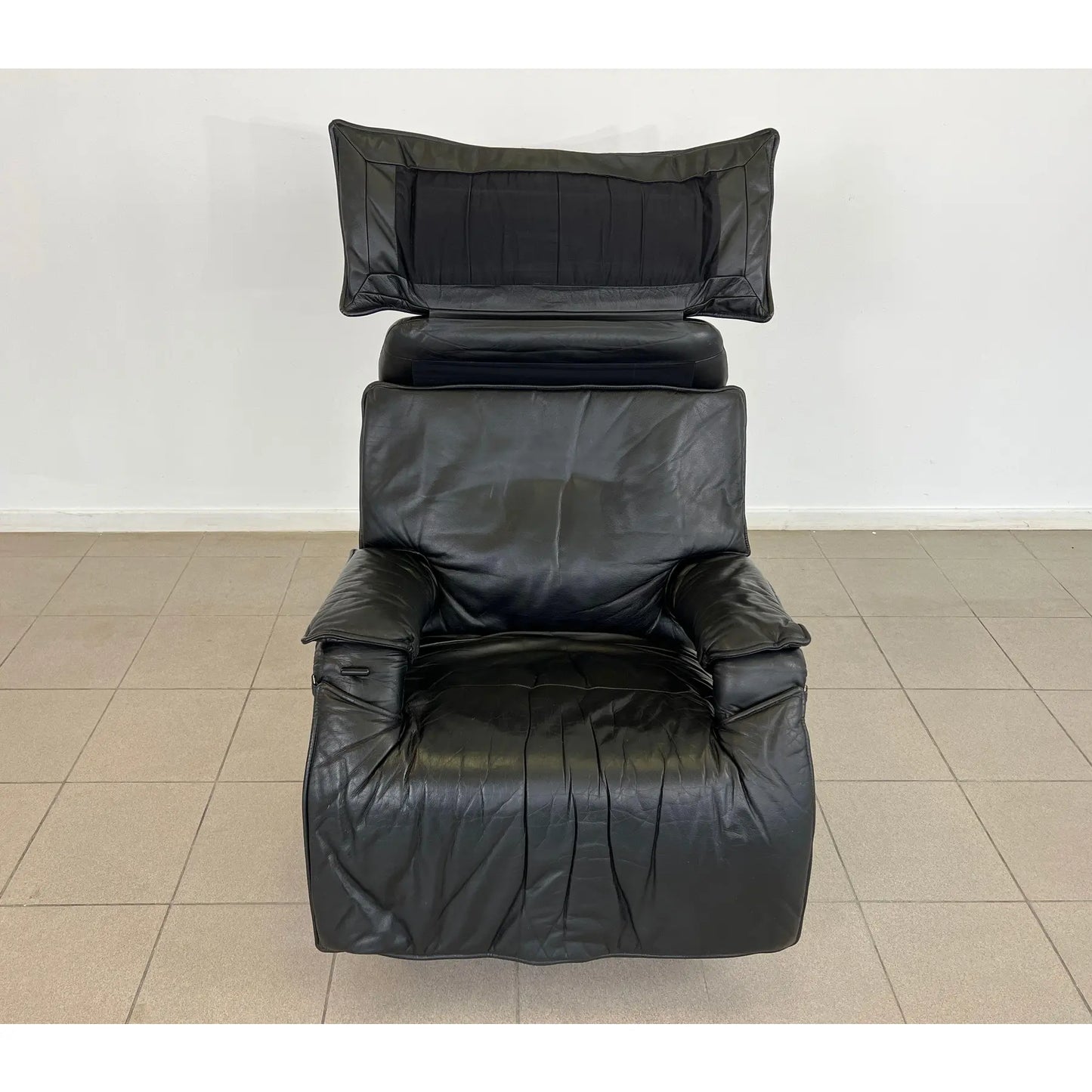 Leather Recliner by Percival Lafer, Brazil 1970s