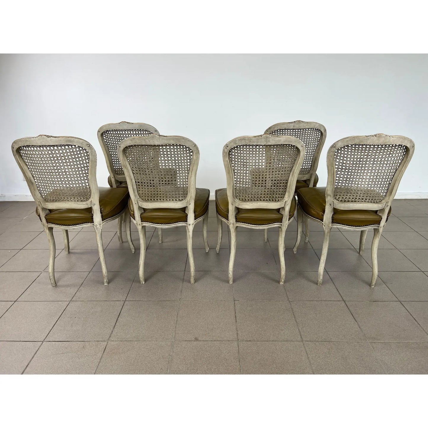 Louis XV Cane Back Dining Chairs – Set of 6