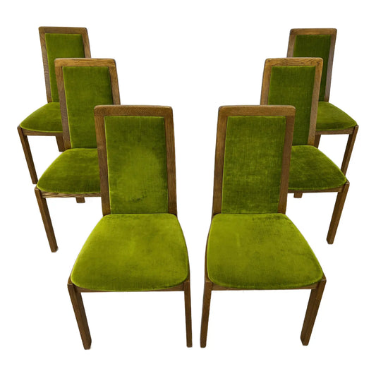 Mid-Century Modern Dining Chairs – Set of 6