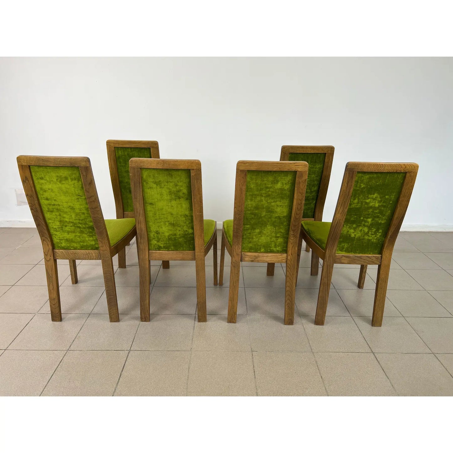 Mid-Century Modern Dining Chairs – Set of 6