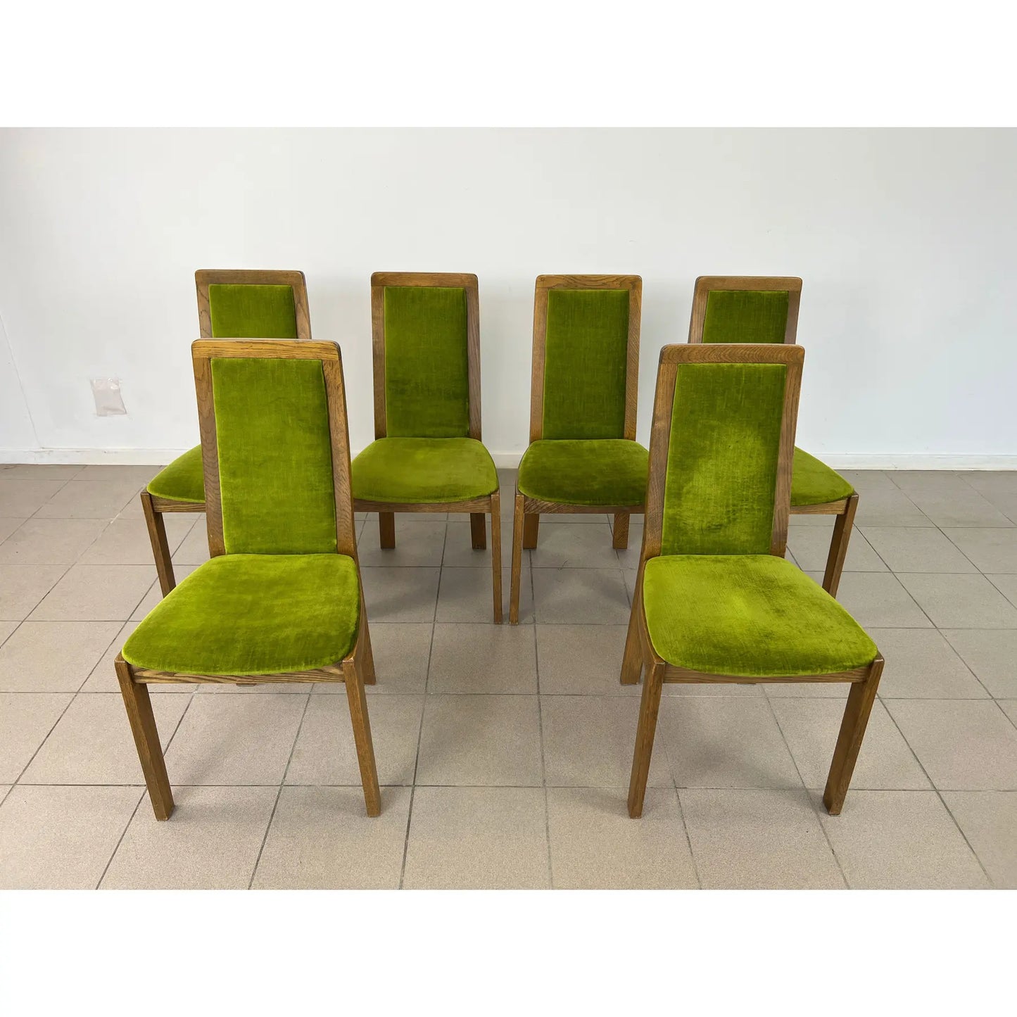 Mid-Century Modern Dining Chairs – Set of 6