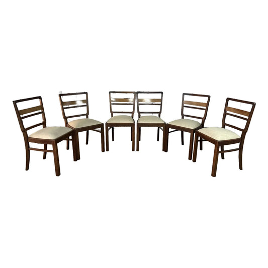 Scandinavian Mid-Century Modern Dining Chairs – Set of 6