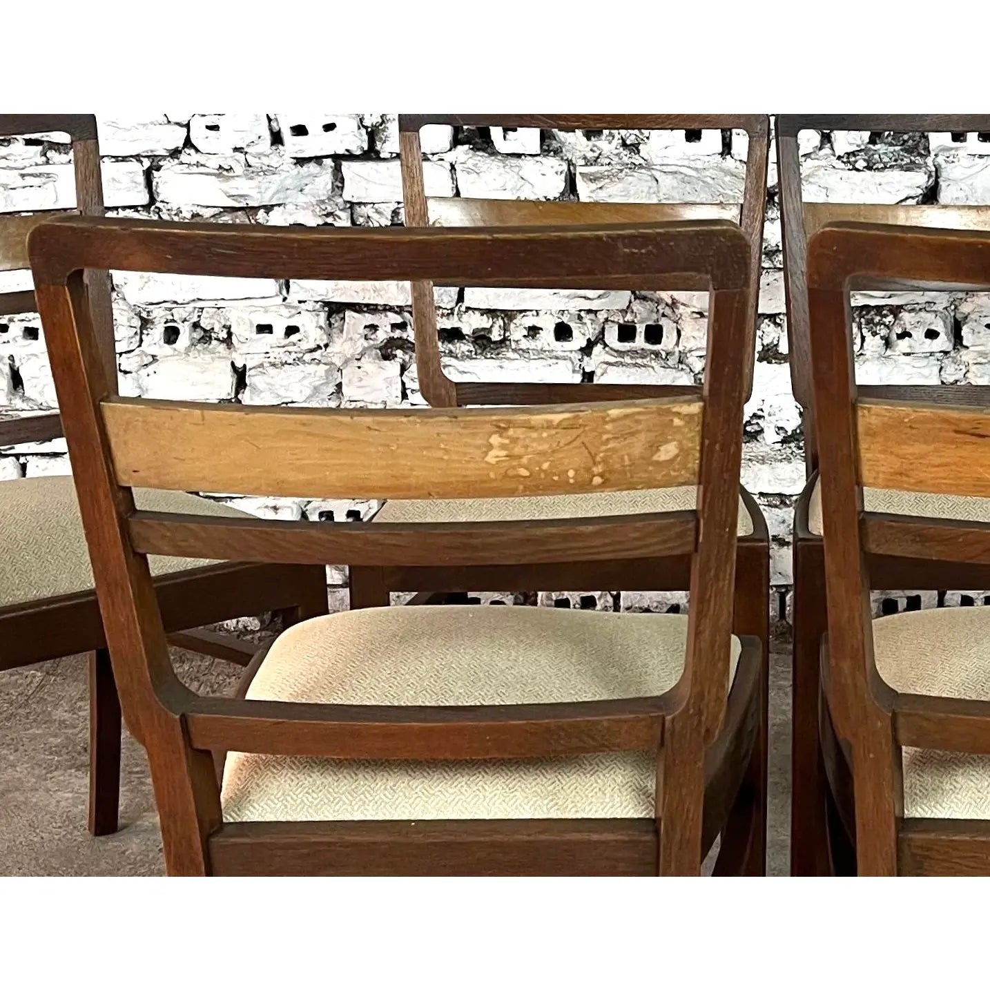 Scandinavian Mid-Century Modern Dining Chairs – Set of 6