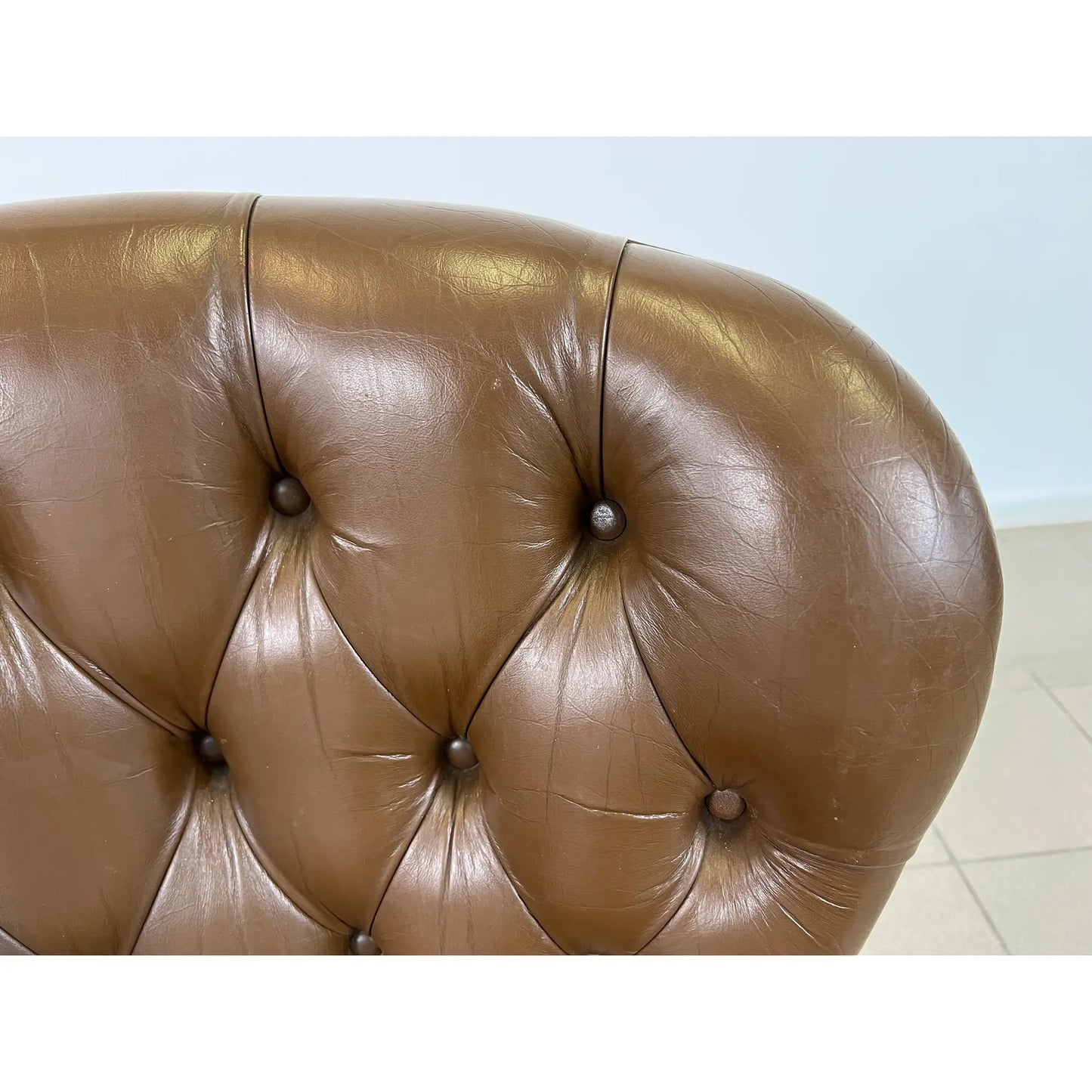Vintage Dutch Leather Club Chair