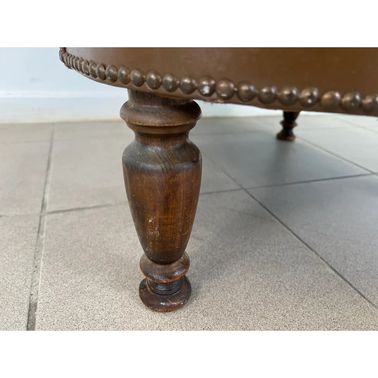 Vintage Dutch Leather Club Chair