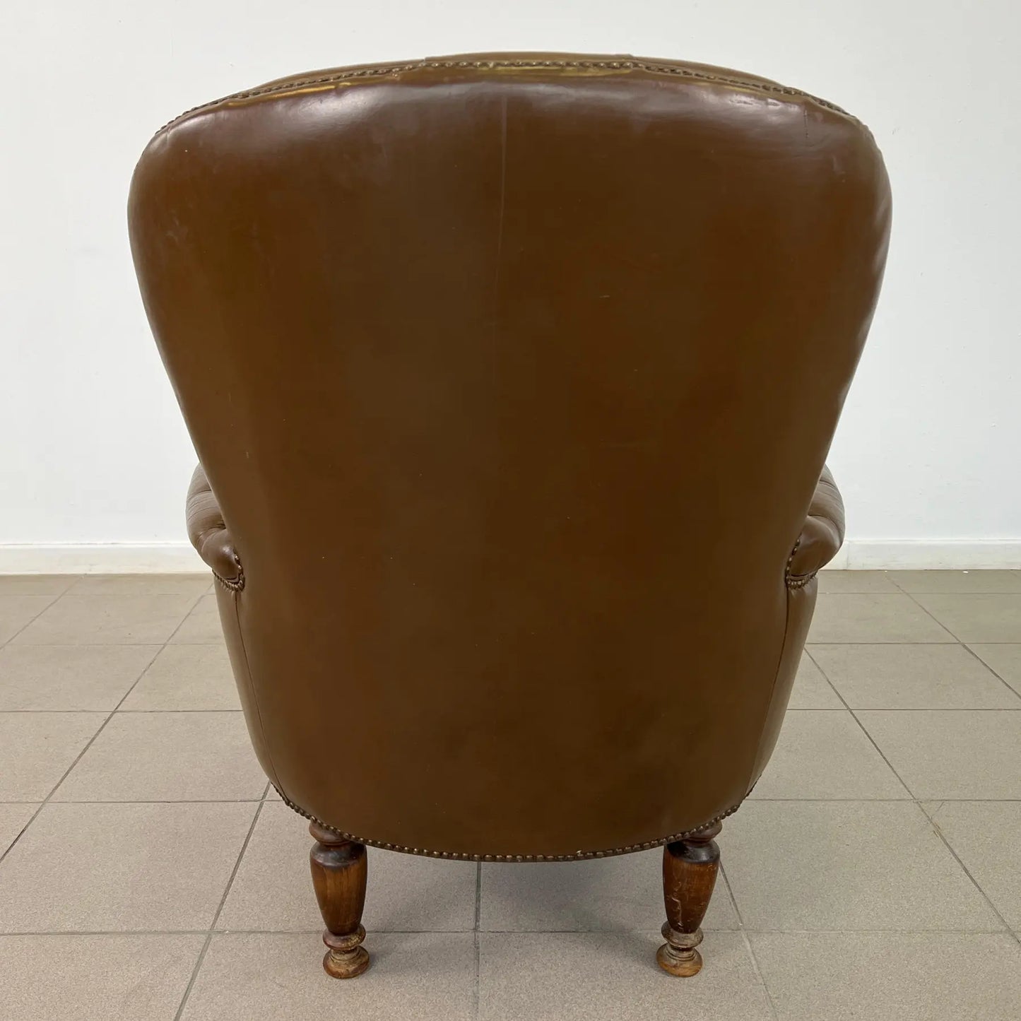 Vintage Dutch Leather Club Chair