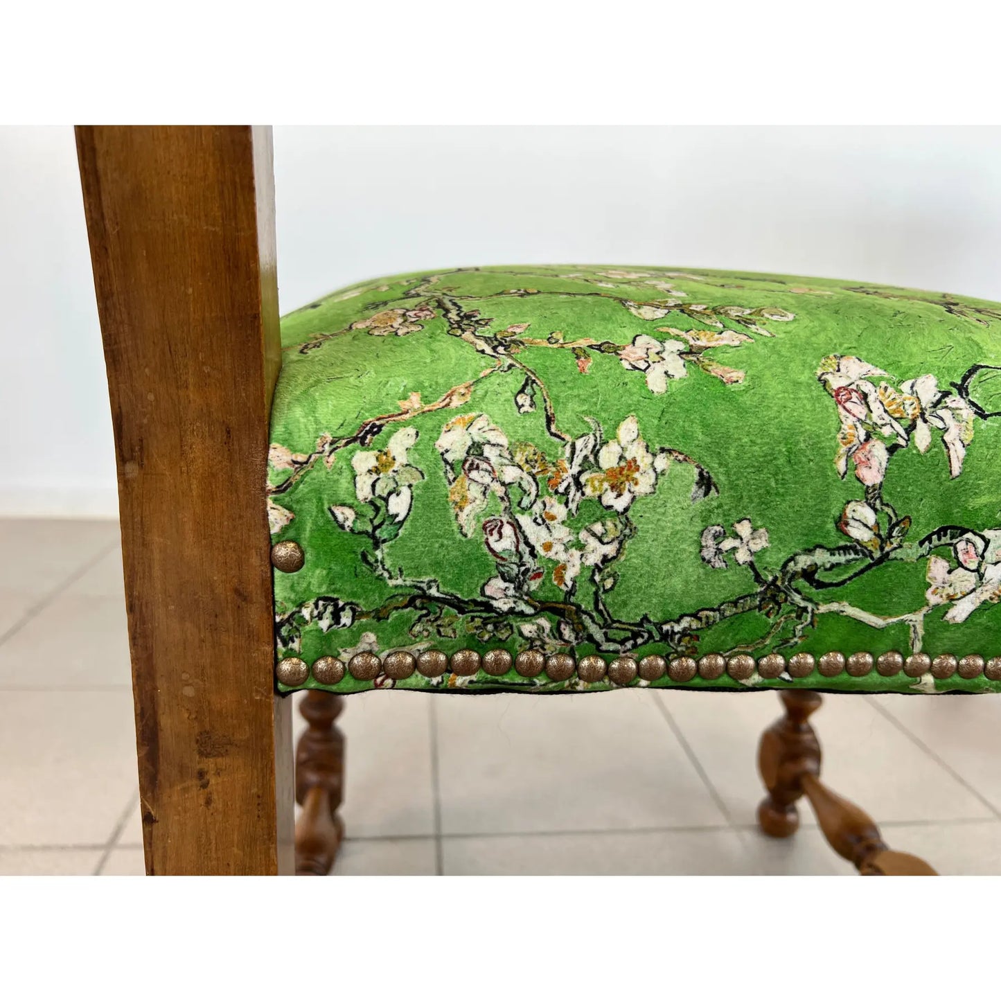 Dining Chairs in Louis XIII Style, Original Upholstery – Set of 6
