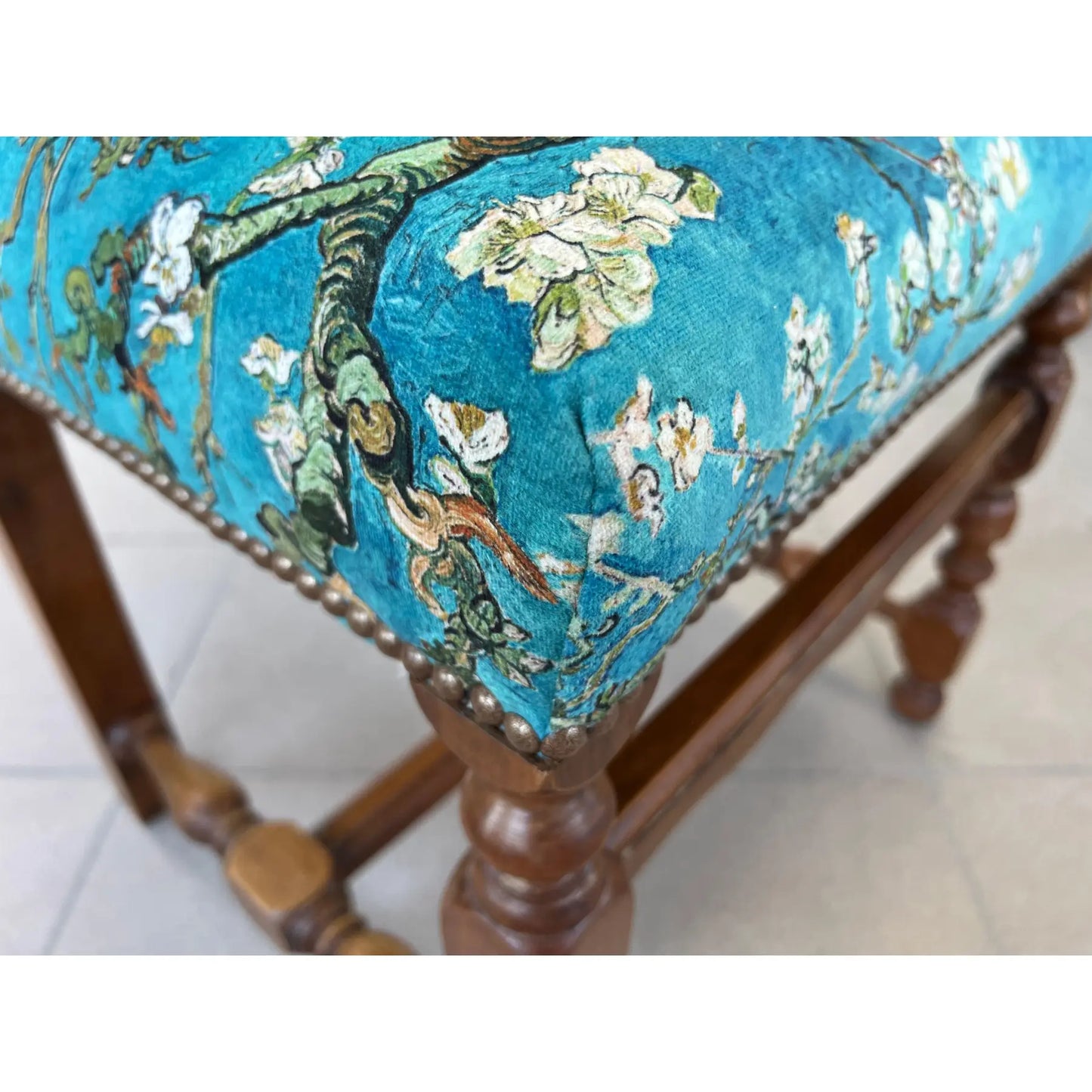 Dining Chairs in Louis XIII Style, Original Upholstery – Set of 6