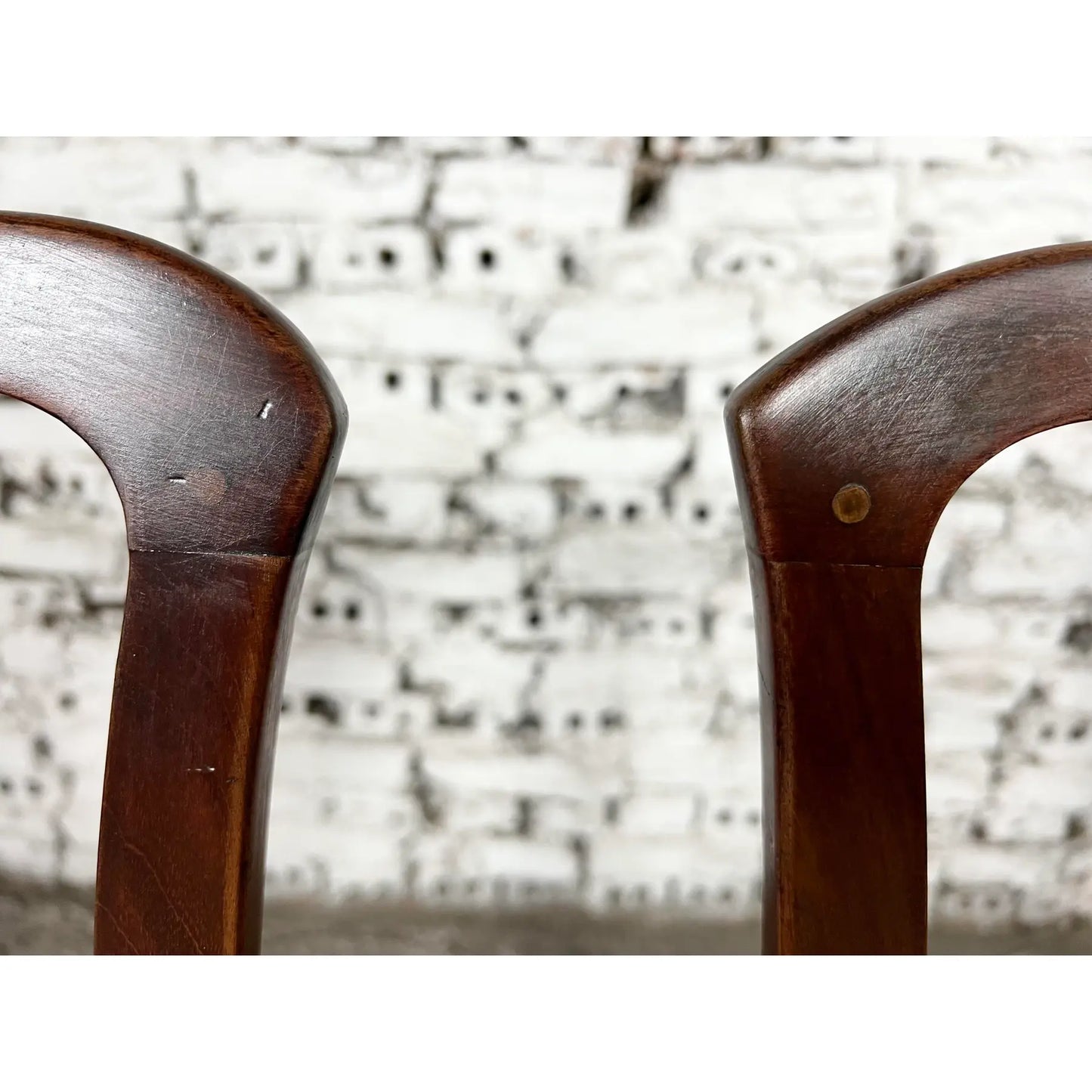 English Georgian Style Mahogany Side Dining Chairs, Newly Upholstered - 8 + 1 Armchair