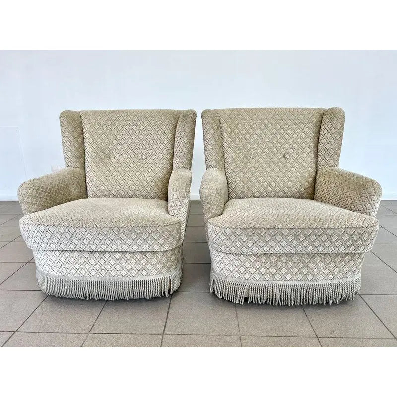 French Art Deco Armchairs - A Pair