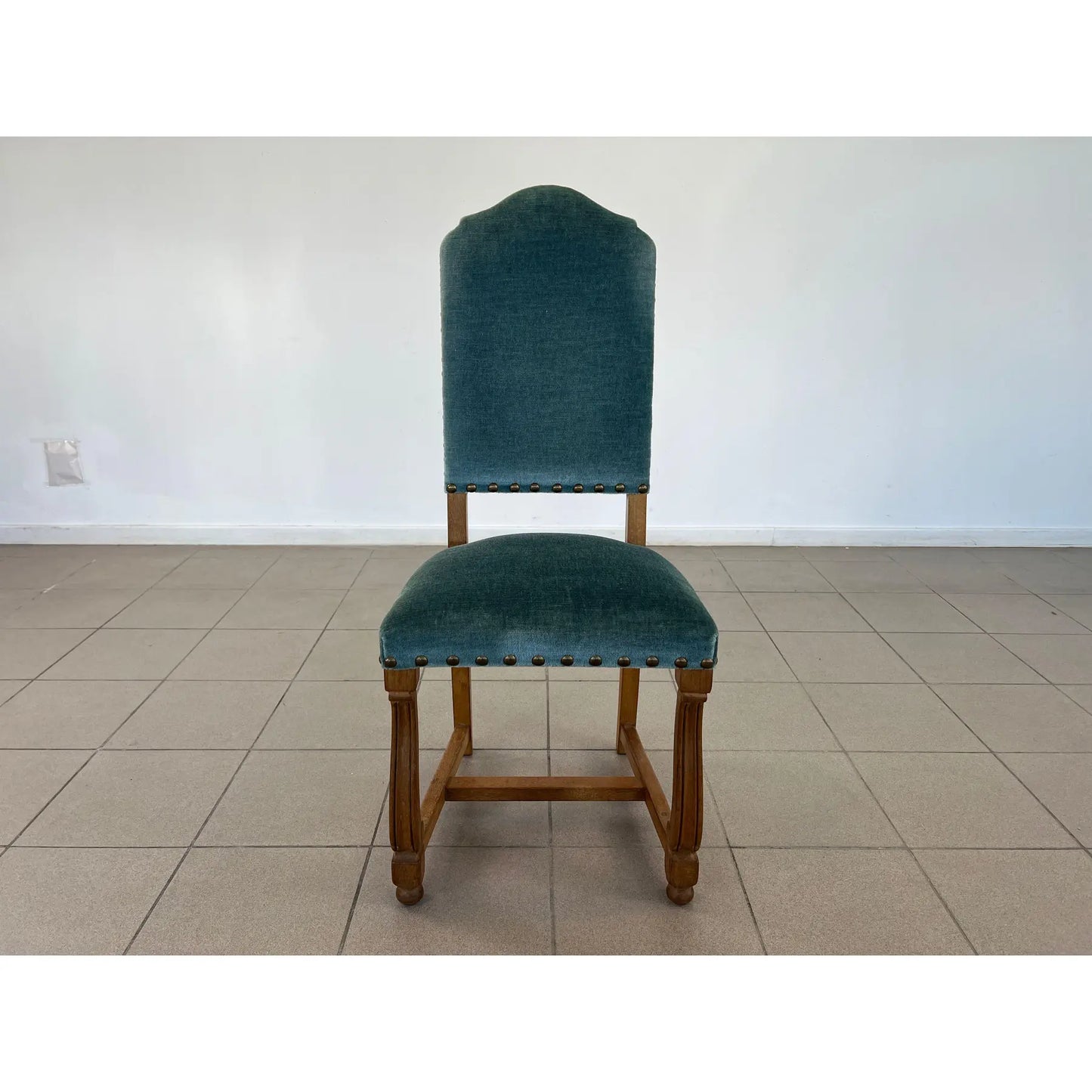 French Louis XIII Dining Chairs – Set of 8