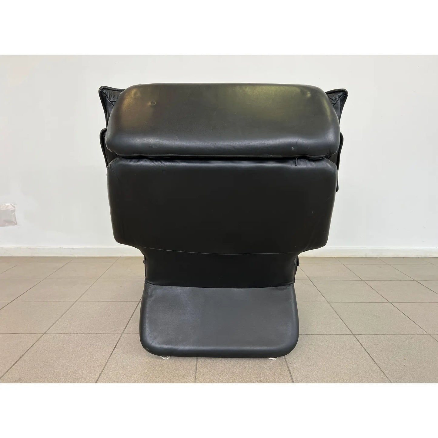 Leather Recliner by Percival Lafer, Brazil 1970s