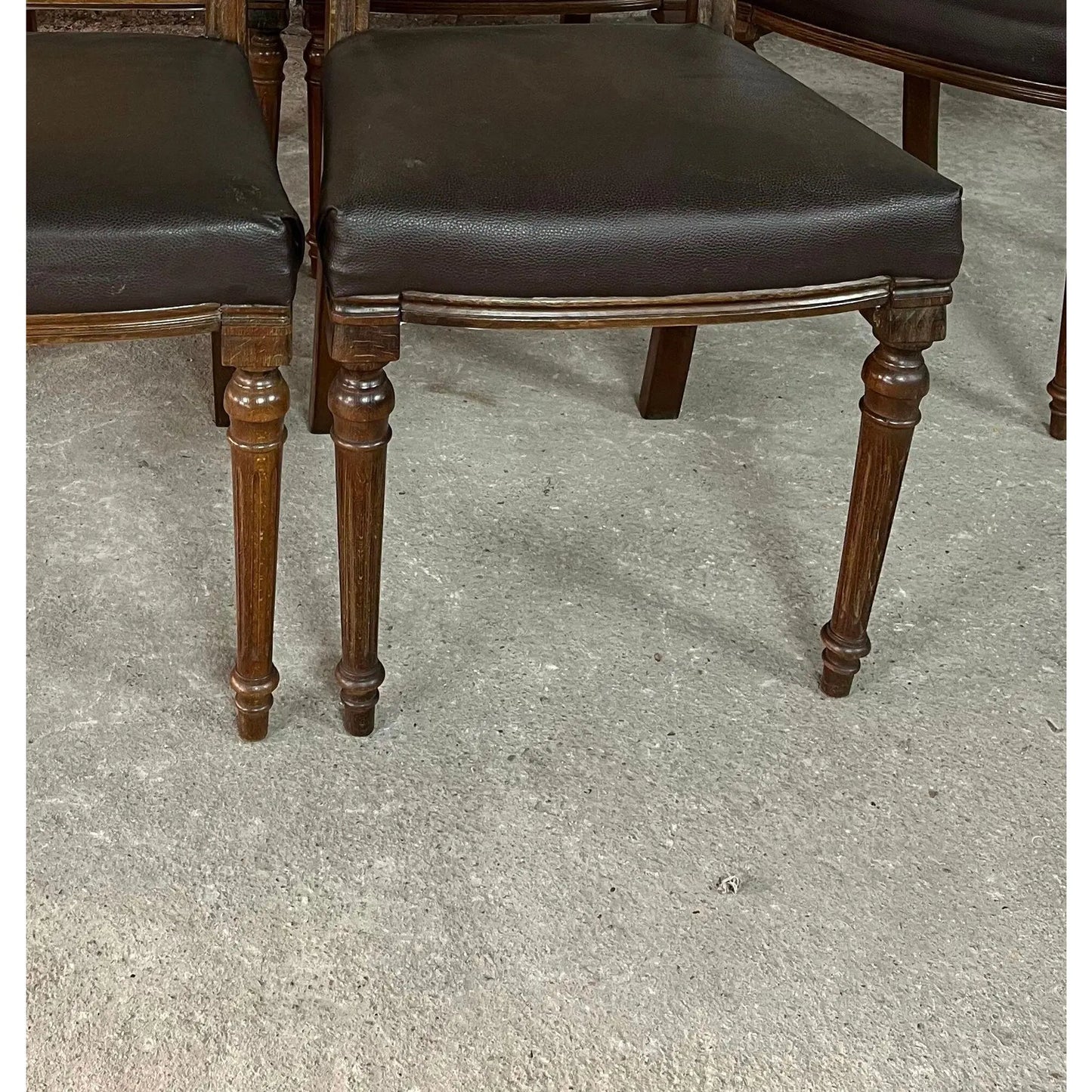 Louis XVI Style Cane Back Dining Chairs – Set of 6