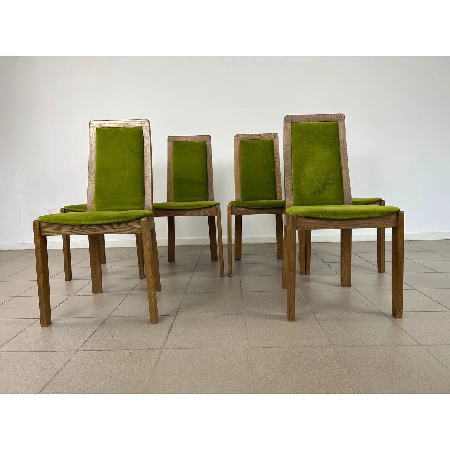 Mid-Century Modern Dining Chairs – Set of 6