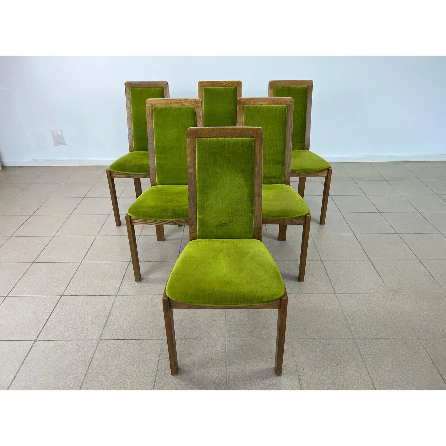 Mid-Century Modern Dining Chairs – Set of 6