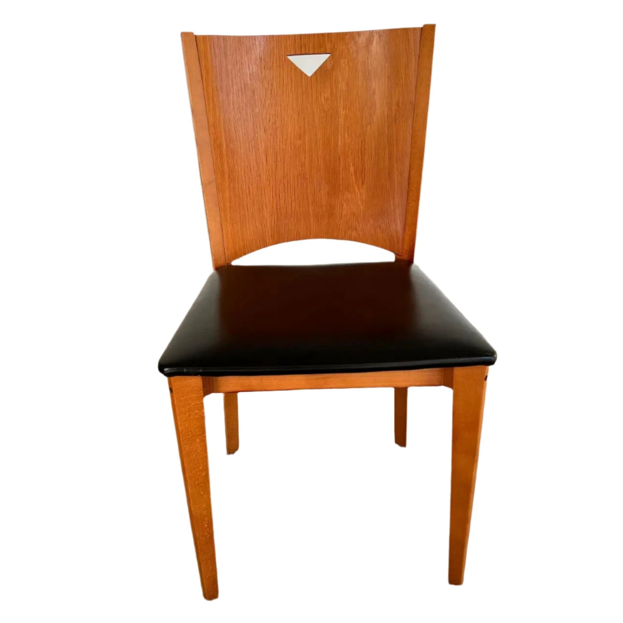 Mid Century Modern Leather Dining Chairs – Set of 6