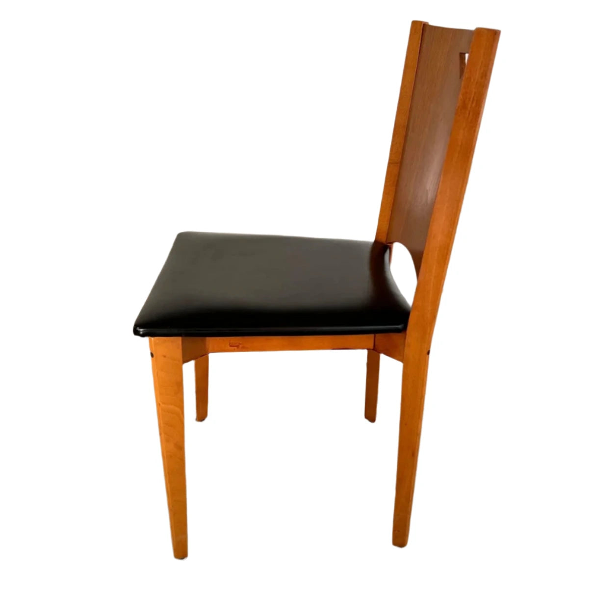 Mid Century Modern Leather Dining Chairs – Set of 6
