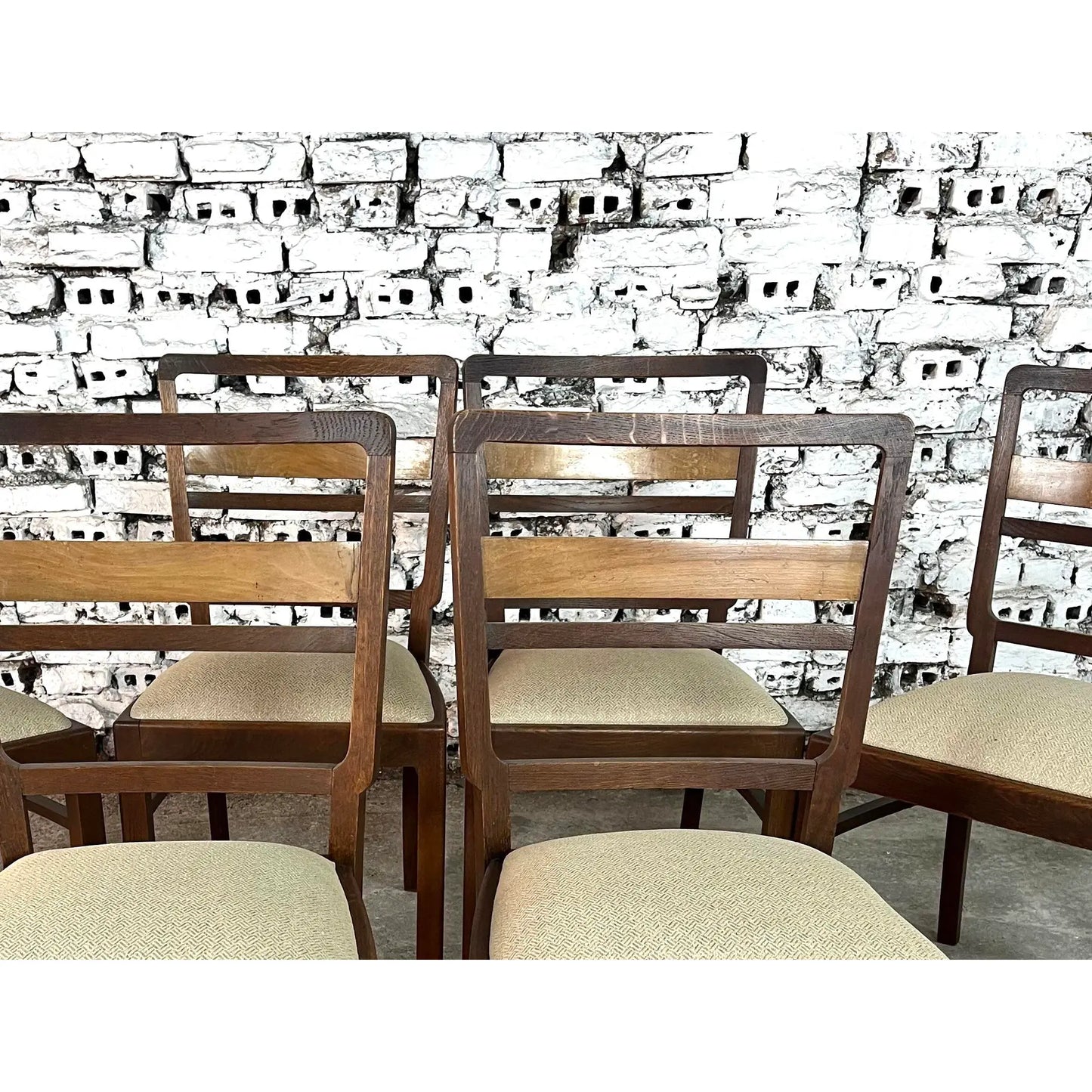 Scandinavian Mid-Century Modern Dining Chairs – Set of 6