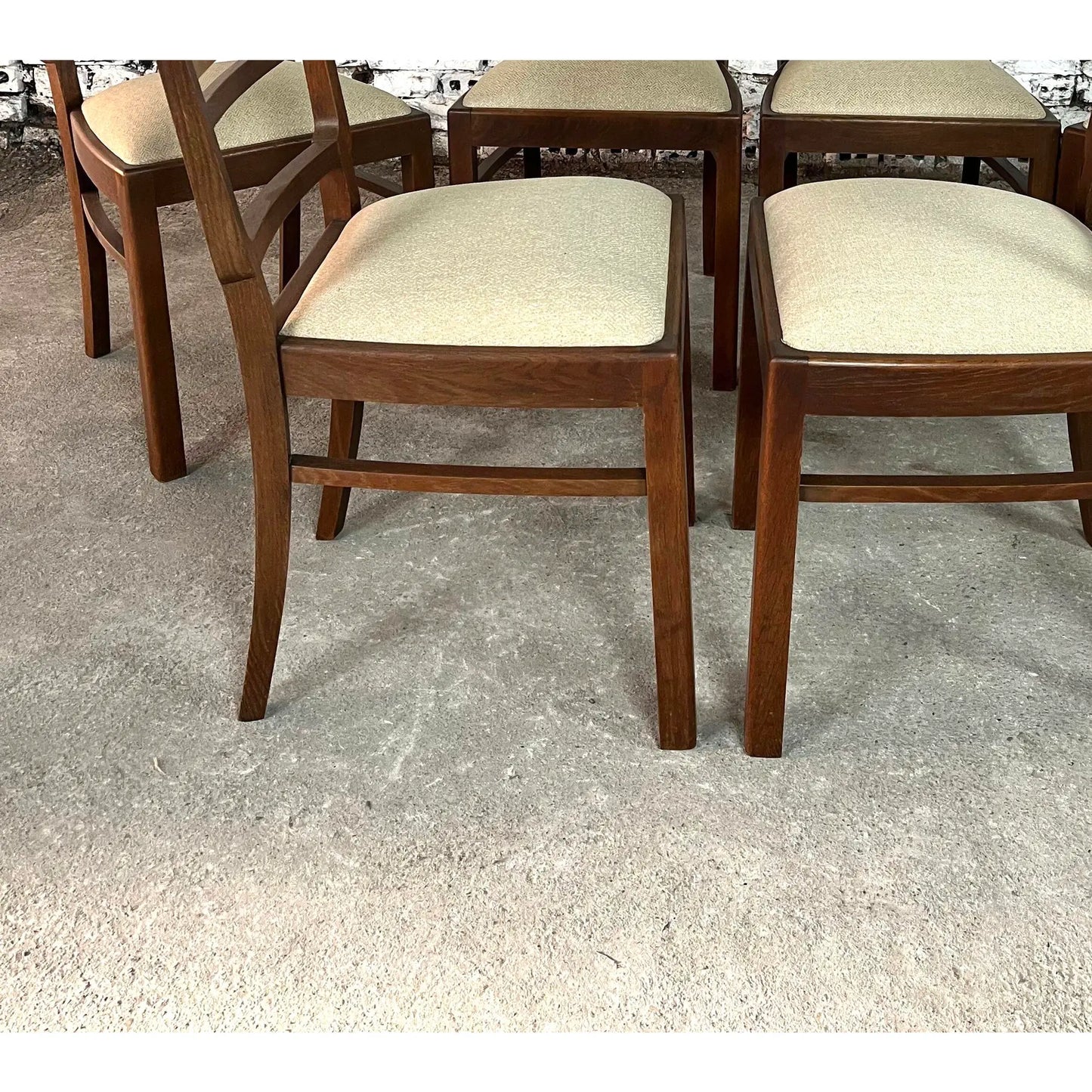 Scandinavian Mid-Century Modern Dining Chairs – Set of 6