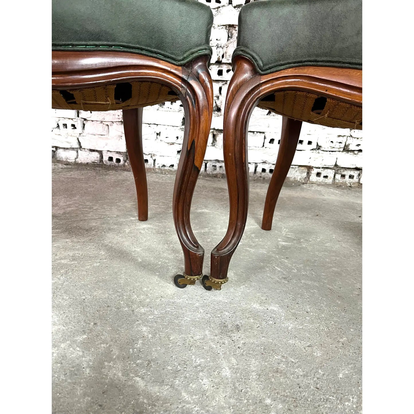 Vintage Louis Philippe Style Dining Chairs – Set of 6
